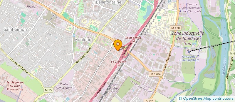 localisation de l'entreprise K-EXPRESS TRANSPORT à TOULOUSE