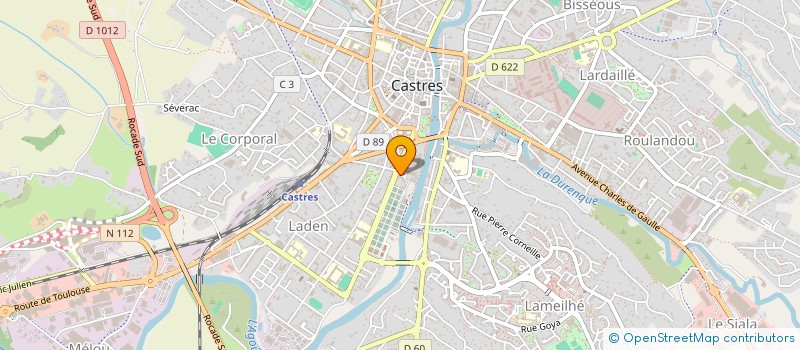 localisation de l'entreprise K.F.1  CASTRES