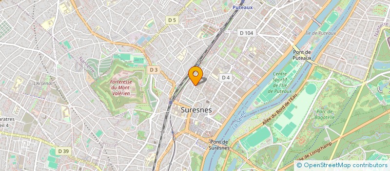 localisation de l'entreprise K.F.5.M à SURESNES