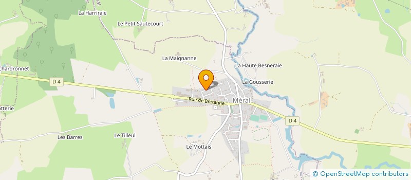localisation de l'entreprise K.F.B à MERAL