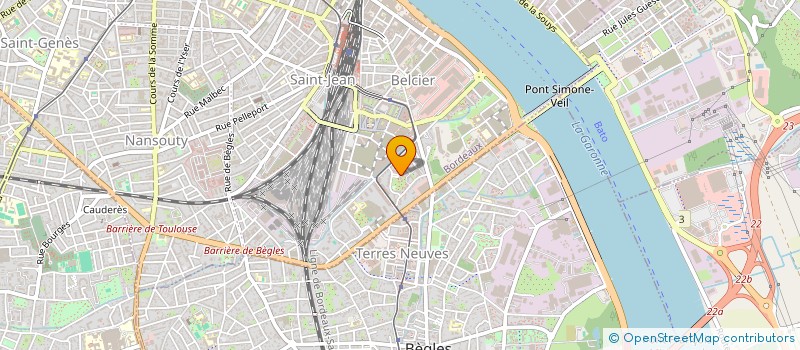 localisation de l'entreprise K.F BRICE  BORDEAUX