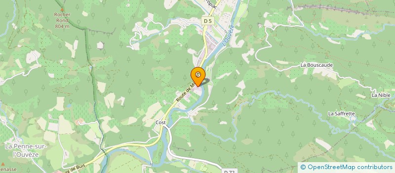 localisation de l'entreprise K.F.C BATIMENTS  BUIS-LES-BARONNIES