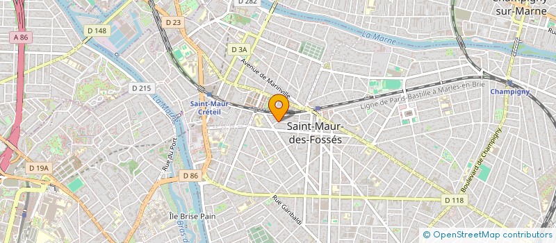 localisation de l'entreprise K&F COMPANY à SAINT-MAUR-DES-FOSSES