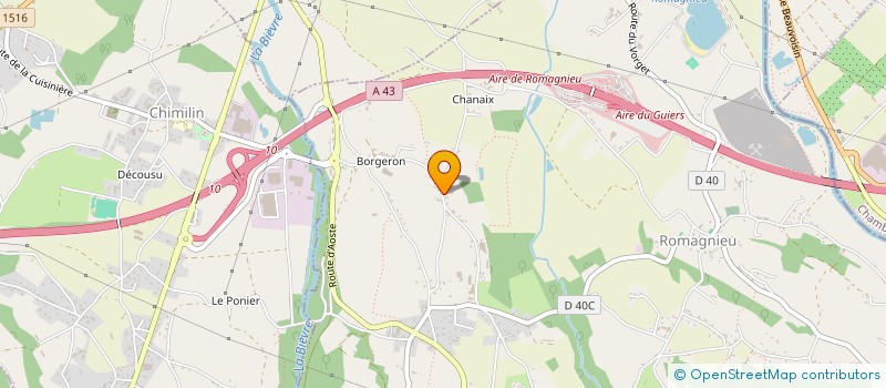 localisation de l'entreprise K&F SOLUTION MAINTENANCE  ROMAGNIEU