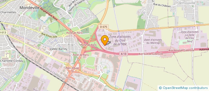 localisation de l'entreprise K-FACTORY à DEMOUVILLE