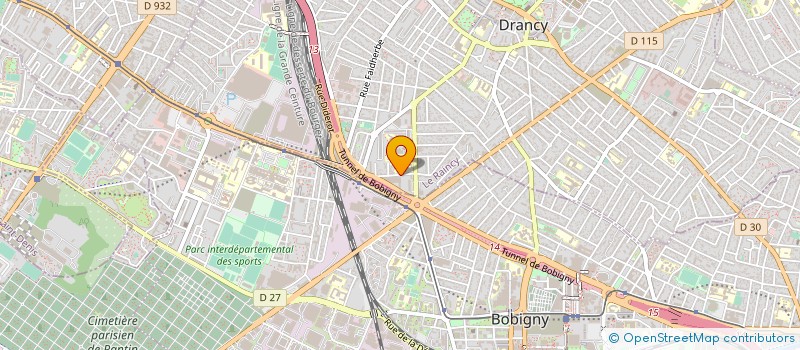 localisation de l'entreprise K FACTORY à DRANCY