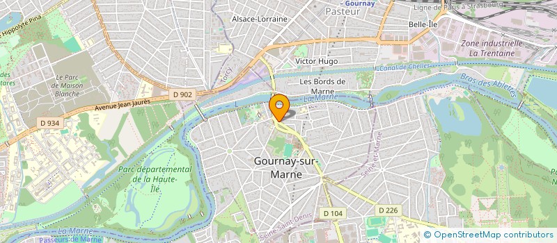 localisation de l'entreprise K FEE DES THES à GOURNAY-SUR-MARNE