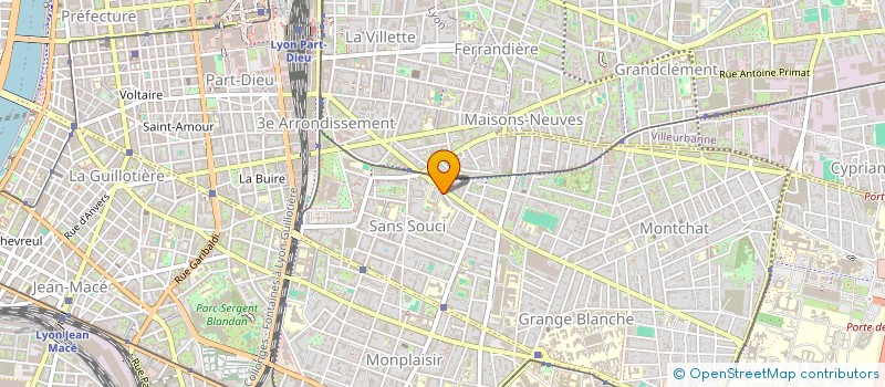 localisation de l'entreprise K-FITNESS  LYON
