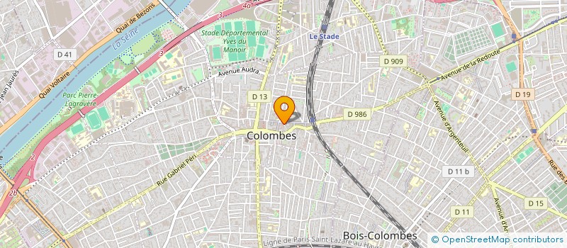 localisation de l'entreprise K FLASH  COLOMBES