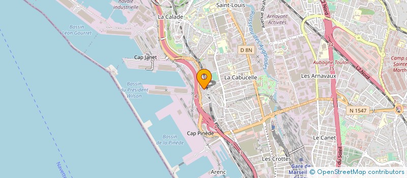 localisation de l'entreprise K FOUTCHE à MARSEILLE