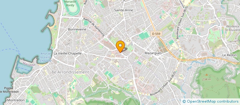 localisation de l'entreprise K&G ASSOCIATES  MARSEILLE