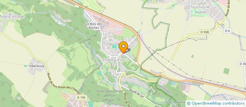 localisation de l'entreprise K.G.B.  CHATEAUFORT