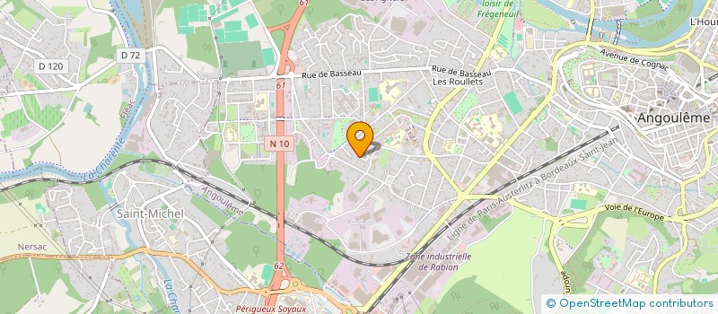 localisation de l'entreprise K/G BENIN à ANGOULEME