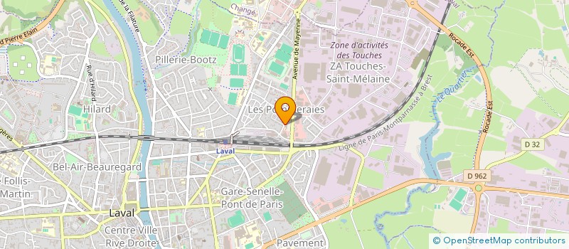 localisation de l'entreprise K.G.H SECURITE à LAVAL