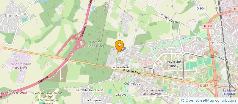 localisation de l'entreprise K.G. INVEST  LE MANS