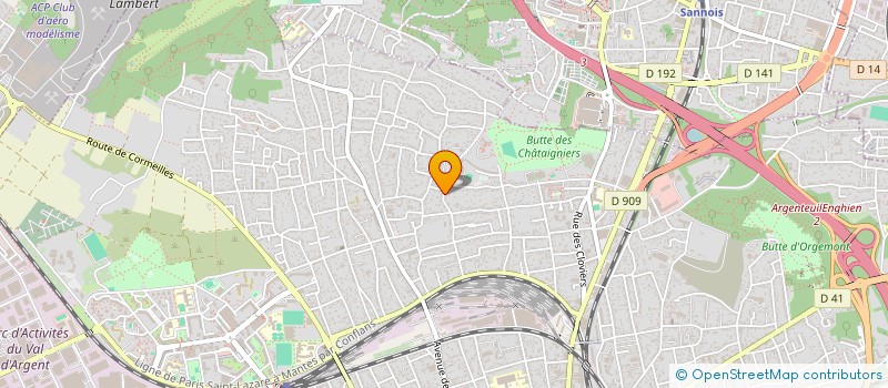 localisation de l'entreprise K.G.K. à ARGENTEUIL