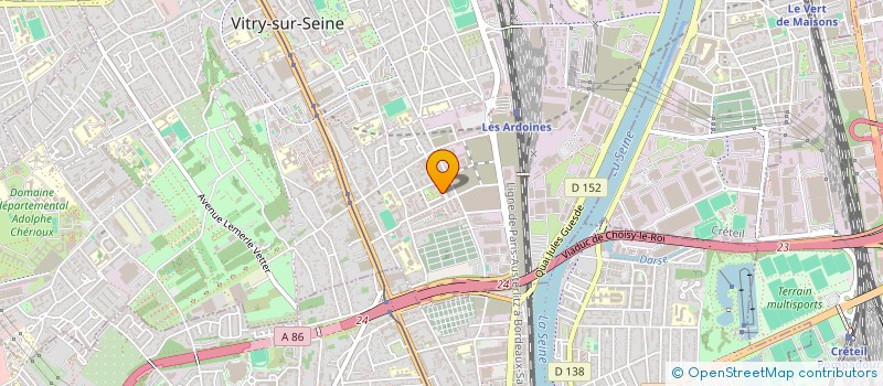 localisation de l'entreprise K.G.R. à VITRY-SUR-SEINE