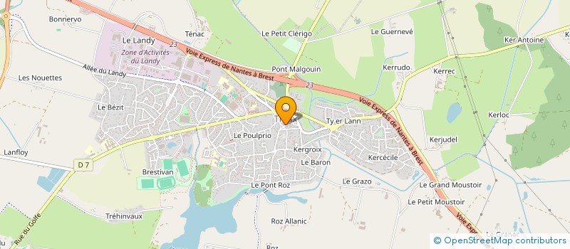 localisation de l'entreprise K.G.S. à THEIX-NOYALO