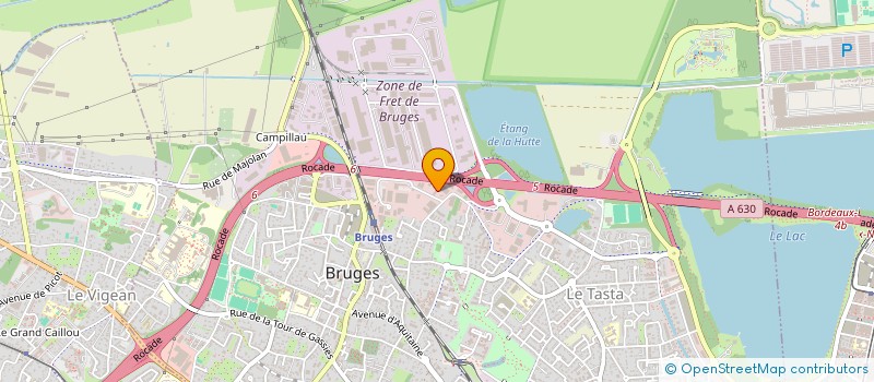 localisation de l'entreprise K.G.T.C.  BRUGES