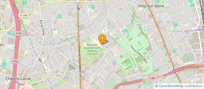 localisation de l'entreprise K.G.VTC  VITRY-SUR-SEINE