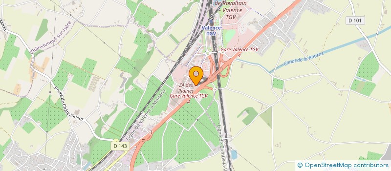 localisation de l'entreprise K.GELERI à SAINT-MARCEL-LES-VALENCE