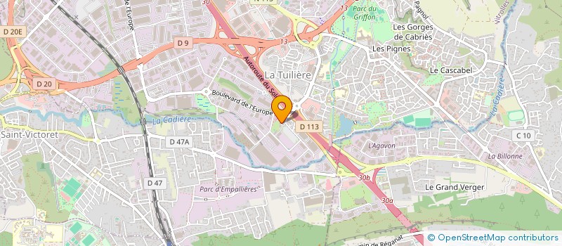 localisation de l'entreprise K GROUP à VITROLLES