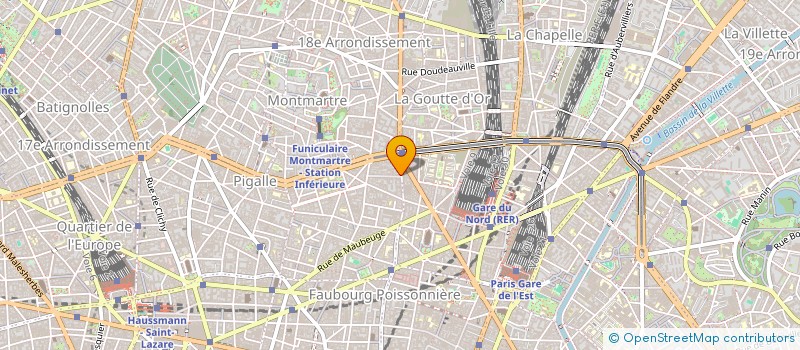 localisation de l'entreprise K.H à PARIS