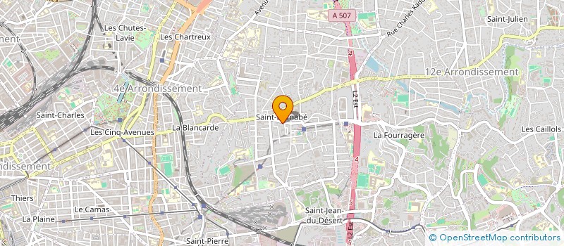 localisation de l'entreprise K & H à MARSEILLE