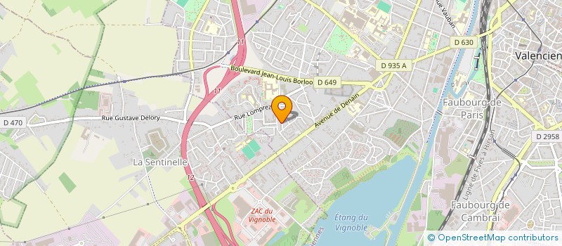 localisation de l'entreprise K-H AUTO SOLUTIONS  AULNOY LEZ VALENCIENNES