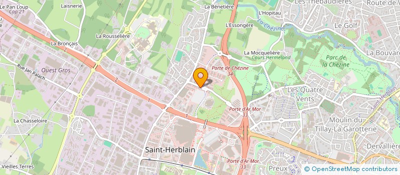 localisation de l'entreprise K.H CONSULTING à SAINT-HERBLAIN