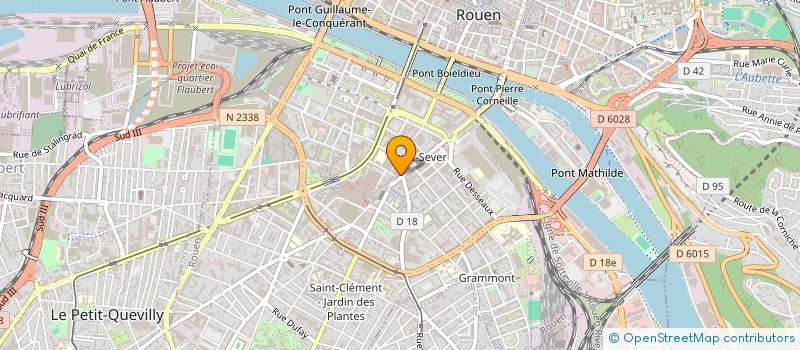 localisation de l'entreprise K.H. RESTAURATION à ROUEN