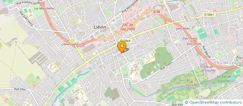 localisation de l'entreprise K & I CONSULTING  LIEVIN