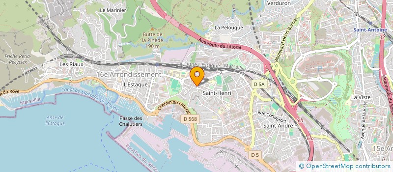 localisation de l'entreprise K.I.K à MARSEILLE