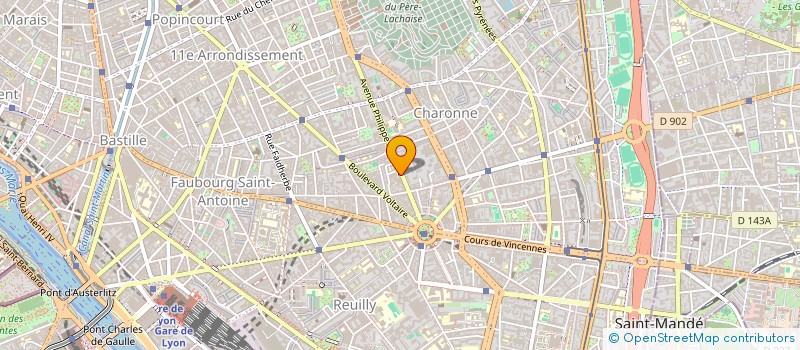 localisation de l'entreprise K.I.N. COMPAGNIE à PARIS
