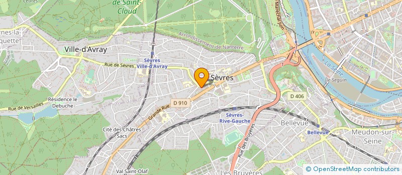 localisation de l'entreprise K.I. PHONE à SEVRES
