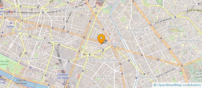 localisation de l'entreprise K'IEN PRODUCTIONS à PARIS