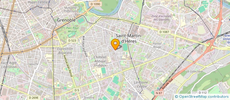 localisation de l'entreprise K'IIN F'INVST  SAINT-MARTIN-D'HERES