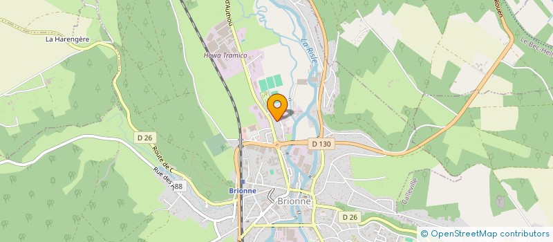 localisation de l'entreprise K ILA  BRIONNE