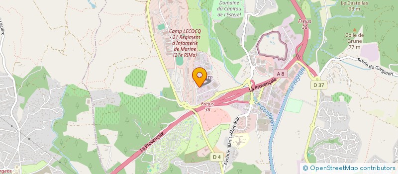 localisation de l'entreprise K'IMMO à FREJUS