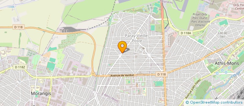 localisation de l'entreprise K-IMMO à PARAY-VIEILLE-POSTE