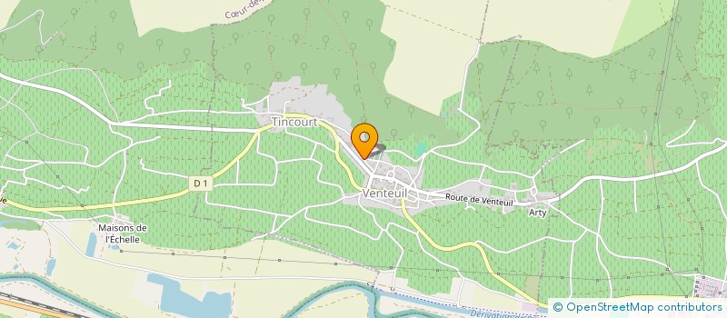 localisation de l'entreprise K. IMMO  VENTEUIL