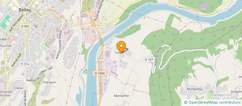 localisation de l'entreprise K-IMMO  BELLEY