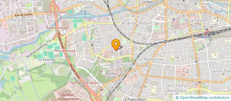 localisation de l'entreprise K.IMMOBILIER  LA MEZIERE