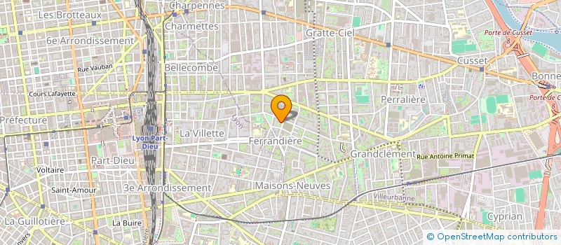 localisation de l'entreprise K IMPRESSION CONSULTING  VILLEURBANNE