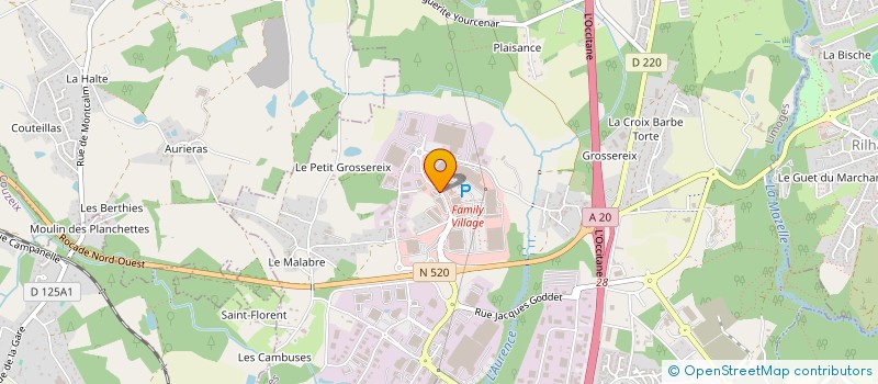 localisation de l'entreprise K-INVEST à LIMOGES