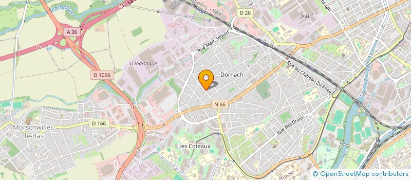 localisation de l'entreprise K INVEST  MULHOUSE