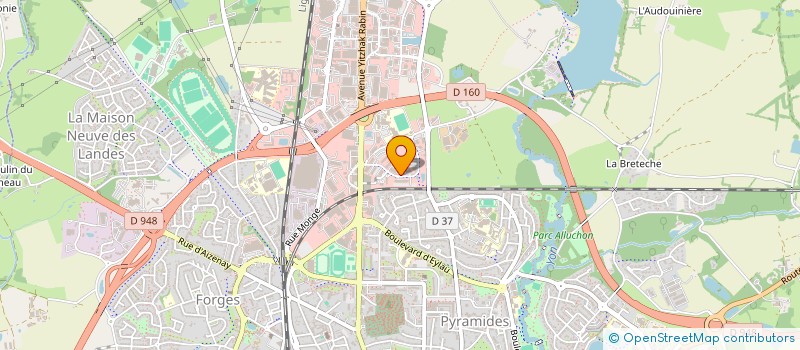 localisation de l'entreprise K-INVEST à LA ROCHE-SUR-YON