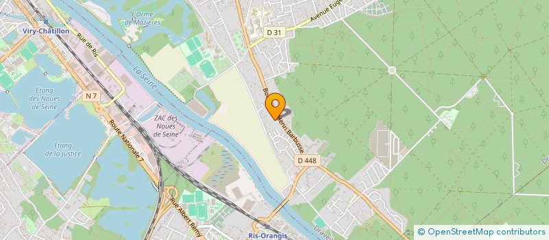 localisation de l'entreprise K INVEST à DRAVEIL