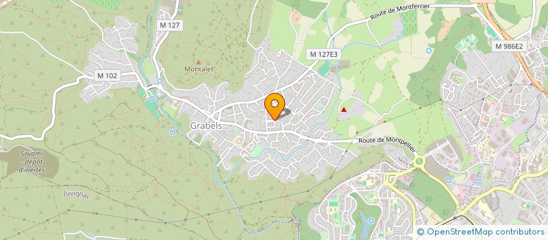 localisation de l'entreprise K-INVEST & PATRIMOINE  GRABELS