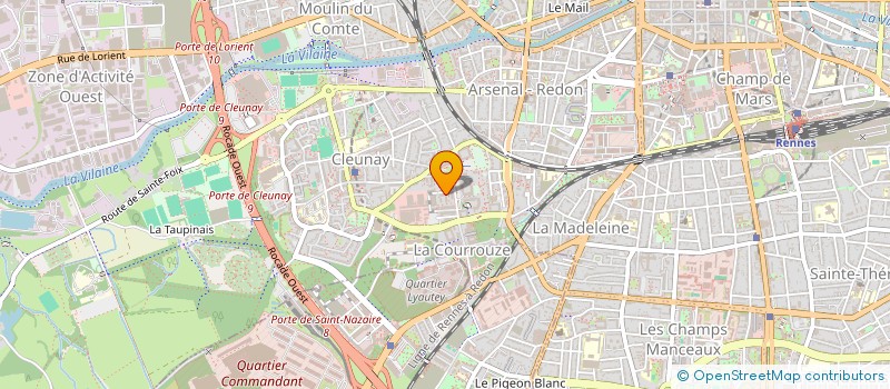 localisation de l'entreprise K.INVESTISSEMENT  LA MEZIERE